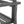 Outdoor Modern Aluminum Dining Chair (Set of 2), Gun Metal Gray