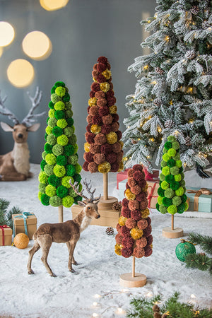 Tall Tree Christmas Table Decor