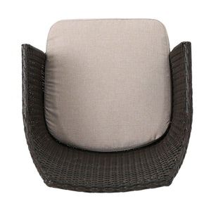 Kenneth 3 Pieces Chat Set Outdoor Furniture - Brown Multi