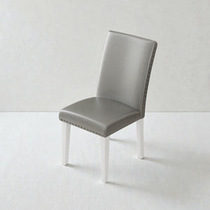 Upholstered Dining Chair With High Back Design (Set of 2)
