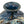 D8.7x15.5' Blue and Brown Reactive Glazed Vase