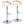 Grotto - Contemporary Adjustable Height Barstool With Swivel With Straight T Footrest (Set of 2)