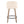 Toriano - Contemporary Fixed-Height Counter Stool & Swivel With Round Footrest (Set of 2)