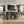 Farmhouse TV Stand With Sliding Barn Doors & Adjustable Storage