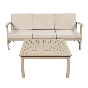 Perla 3 Seater Sofa and Table Set