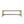 Coffee Table Rectangular Center Table For Living Room Open Space Side Table With Metal Frame - Golden / White