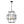 4 Light Metal Lantern Tiered Pendant Hanging Light Fixtures, Industrial Farmhouse Adjustable Height Chandeliers For Dining Room Hallway Foyer Entryway (E12 Bulbs Not Included)