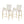 Fabric Counter Height Bar Stools (Set of 2)