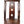 Rustic Tall Bistro Chair Decorative Star Backrest And Footrest, Fir Wood, 4 Foot - Brown