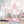 Twin Over Twin Castle Bunk Bed With Ladder - Pink