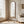 Arched Full Length Mirror with Storage Shelves & Wheels