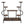 8 Tier Plant Stand With Round And Square Shelves For Living Room, Patio, Balcony & Garden - Brown / Black
