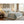 Solid Rubber Wood Platform Bed with Upholstered Headboard