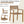 U_STYLE 5-Piece Outdoor Acacia Wood Dining Set