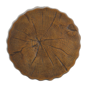 MGO Outdoor Indoor Side Table - Tree Stump Style