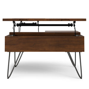 Hunter - Square Lift Top Coffee Table - Walnut
