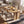 5-Piece Rubber Wood Indoor Dining Set With Rattan & Chairs