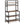 5 Tier Kitchen Bakers Rack With Hutch Microwave Stand, Freestanding Storage Organizer For Countertop - Black