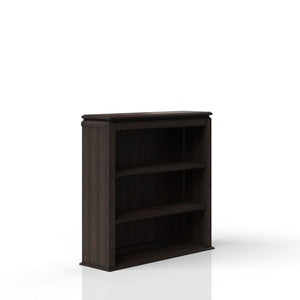 2 Shelf Bookcase Hutch - Chocolate
