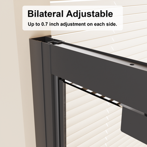 Framed Bi-fold Pivot Shower Door 32"x72"