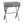 Accent Side X Table With Storage Drawer