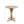 Accent Table Round Rustic Ash Veneer Reclaimed Wheat - Natural
