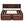Full Size Captain Bed With Built In Storage Shelves, 4 Drawers And 2 Cabinets - Antique Brown