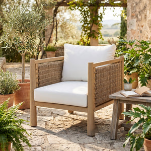 Outdoor Acacia Wood Patio Chair