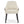 Indoor Dining Chair (Set of 2) - Beige / Brown