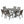 7-Piece Outdoor Dining Set with Aluminum Chairs