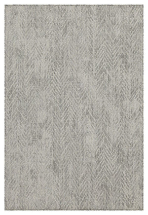 Sunshine - 5'3" X 7'3" Indoor, Outdoor Area Rug - Silver