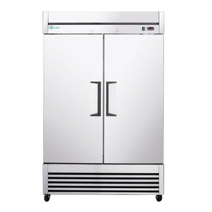 54" Commercial Refrigerator 49 Cu.Ft Stainless Steel 2 Door Reach-In Fridge