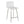Mara - Upholstered Contemporary Fixed Height Counter Stool With Swivel (Set of 2) - White