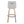 Hannah - Transitional Fixed Height Barstool With Swivel With Round Footrest (Set of 2)