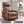 Brown Heat Massage Manual Recliner Chair