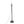 Arturo Contemporary Floor Lamp in Black Wood and Black Steel with White Fabric Shade