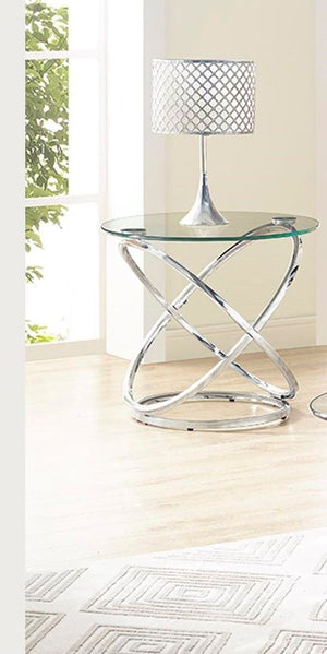 Cocktail Table Set - Chrome
