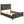 Queen Storage Bed With Platform Design And Drawer Storage - Brown