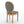 French Style Solid Wood Frame Antique Painting, Hand-Pulled Buckle Decoration Artificial Dining Chair With Nailhead Trim, Wood Legs