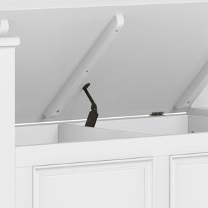 Amherst - Small Transitional Entryway Storage Bench
