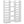 14 Tier Shoe Storage Cabinet With 23 Open Cubbies, 46 Pairs Capacity Entryway Organizer - White