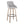 Hannah - Transitional Fixed Height Barstool With Swivel With Round Footrest (Set of 2)