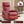 Red Faux Leather Heat Massage Manual Recliner Chair with Rocker and Swivel