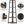 Tall 5 Tier Corner Bookshelf For Living Room