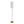 Bounty 62' Contemporary Metal Floor Lamp in Gold with White Linen Shade