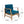 Perla Contemporary Club Chair with Water-Resistant Cushion