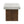 Mgo Square Side Table With Faux Stone Top And Wood Frame - Antique White / Natural Wood