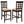 Upholstered Counter Height Stools (Set of 2) - Brown / Beige