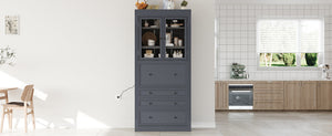 TOPMAX 36 x 16.5 x 78 Inch Freestanding Kitchen Pantry Storage Cabinet