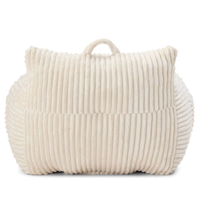 Giant Bean Bag Chair With Armrests And Footstool